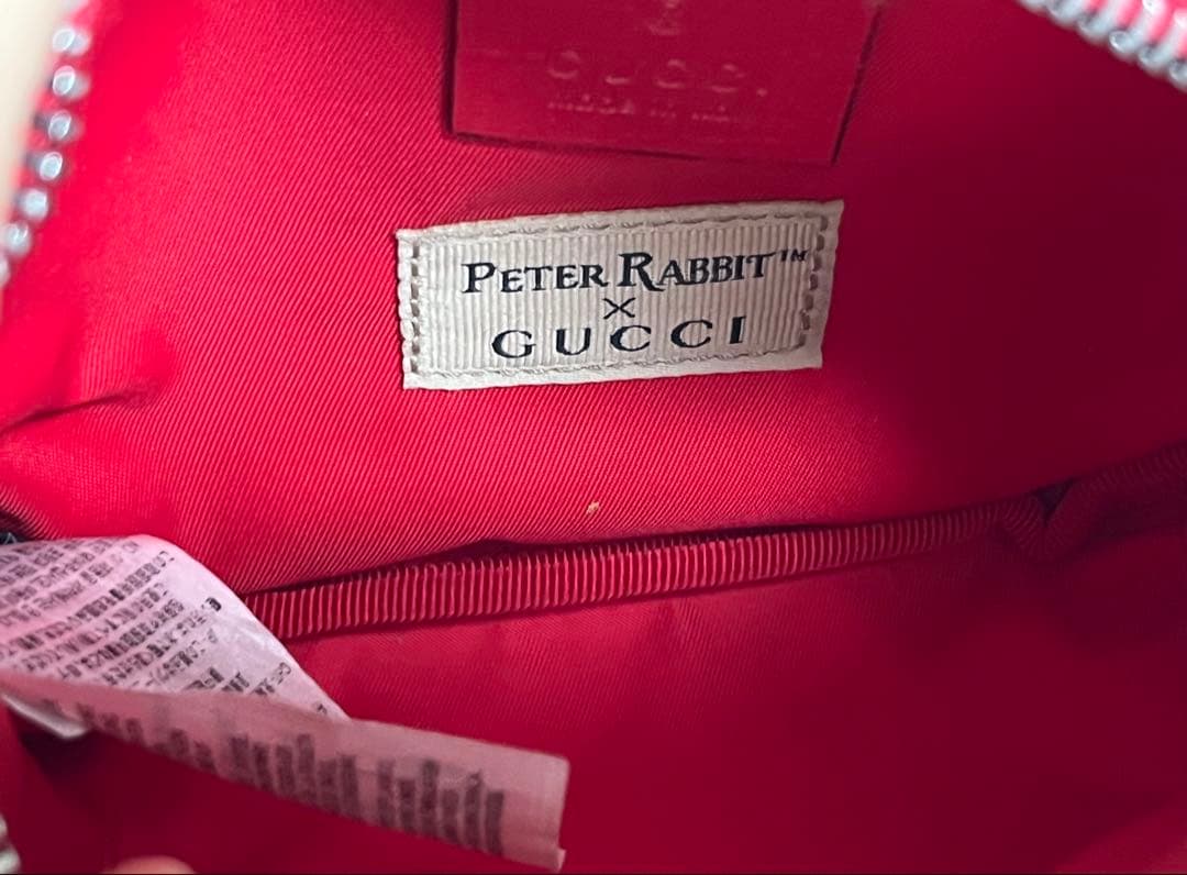 GUCCI ウエストポーチ ピーターラビット ウサギとリンゴ レディース グッチ