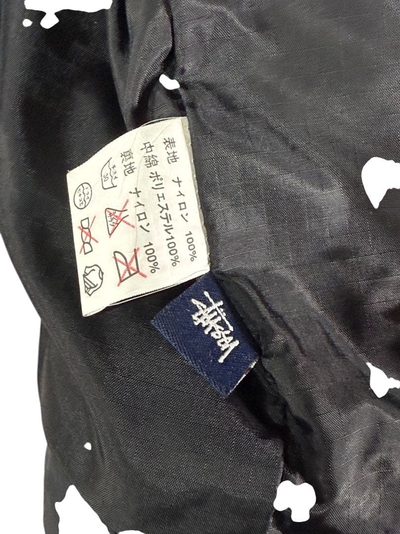 ステューシー Stussy F.I.T. 中綿ナイロンジャケット MA-1風 黒