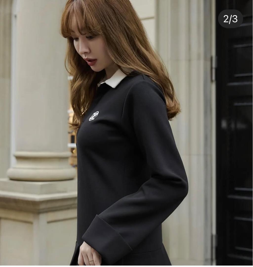 1度着用　herlipto Polo Pleated Mini Dress M