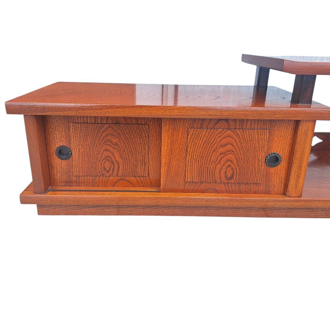 昭和レトロ 床の間飾り棚 テレビ台 和モダン ローボード