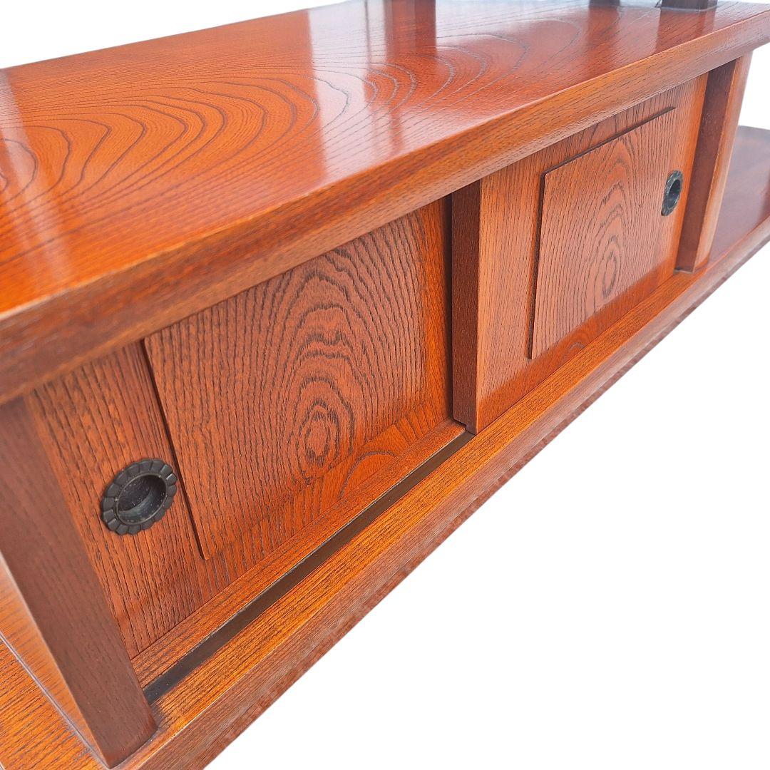 昭和レトロ 床の間飾り棚 テレビ台 和モダン ローボード