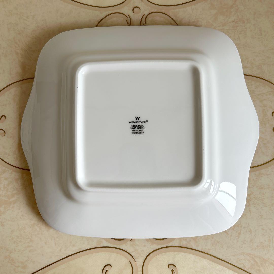 ウェッジウッド　コロンビア　セージグリーン　プレート　3点セット　大皿　ケーキ皿