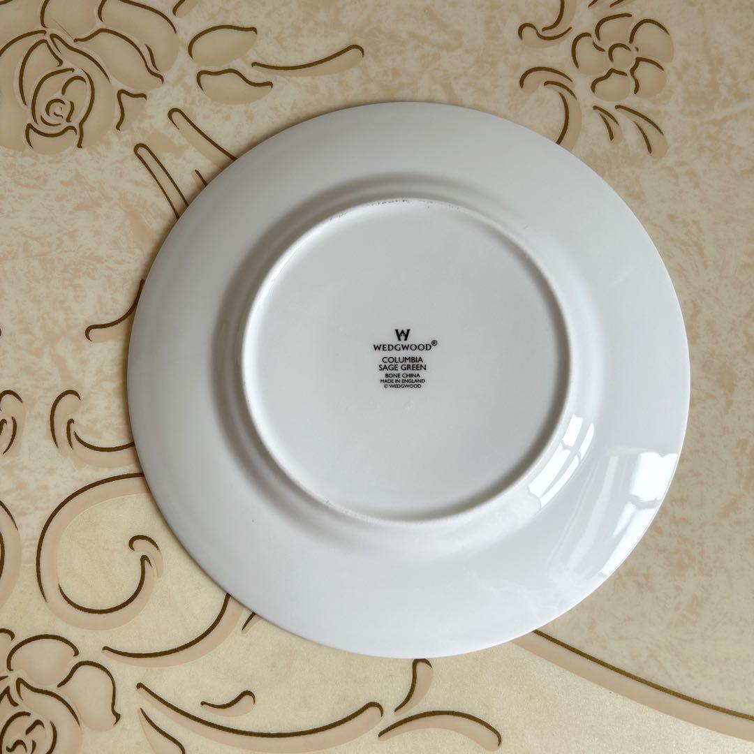 ウェッジウッド　コロンビア　セージグリーン　プレート　3点セット　大皿　ケーキ皿