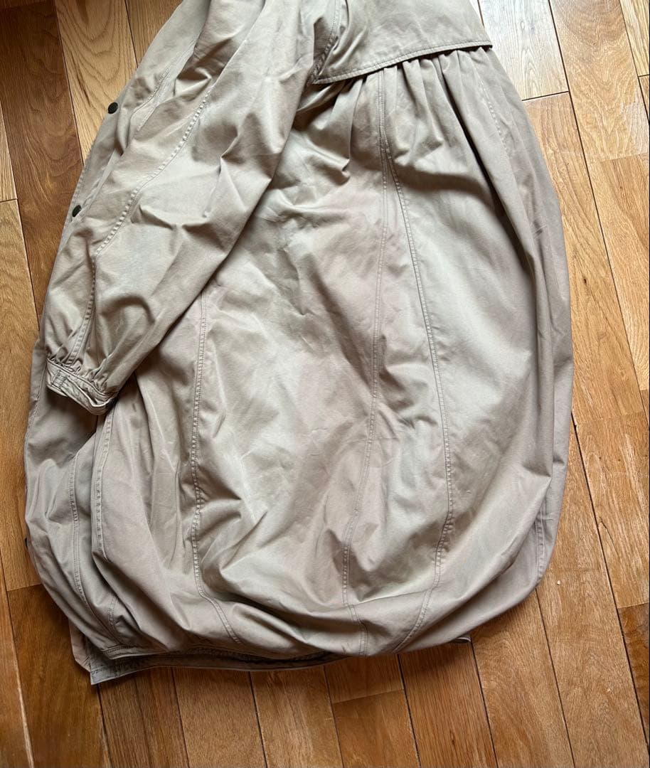 KAPITAL バックギャザーコート　ベージュ　サイズ0