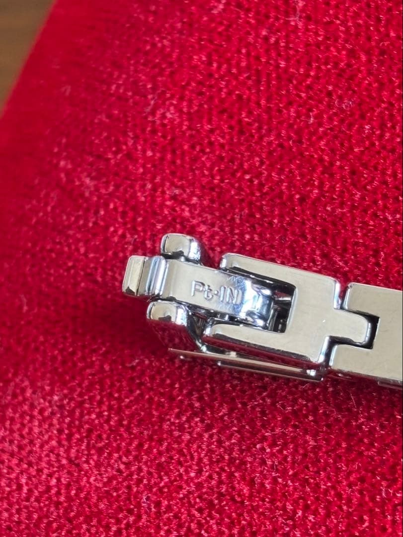 プレリュード　ゲルマニウム　プラチナINネックレス　ダイヤ付き