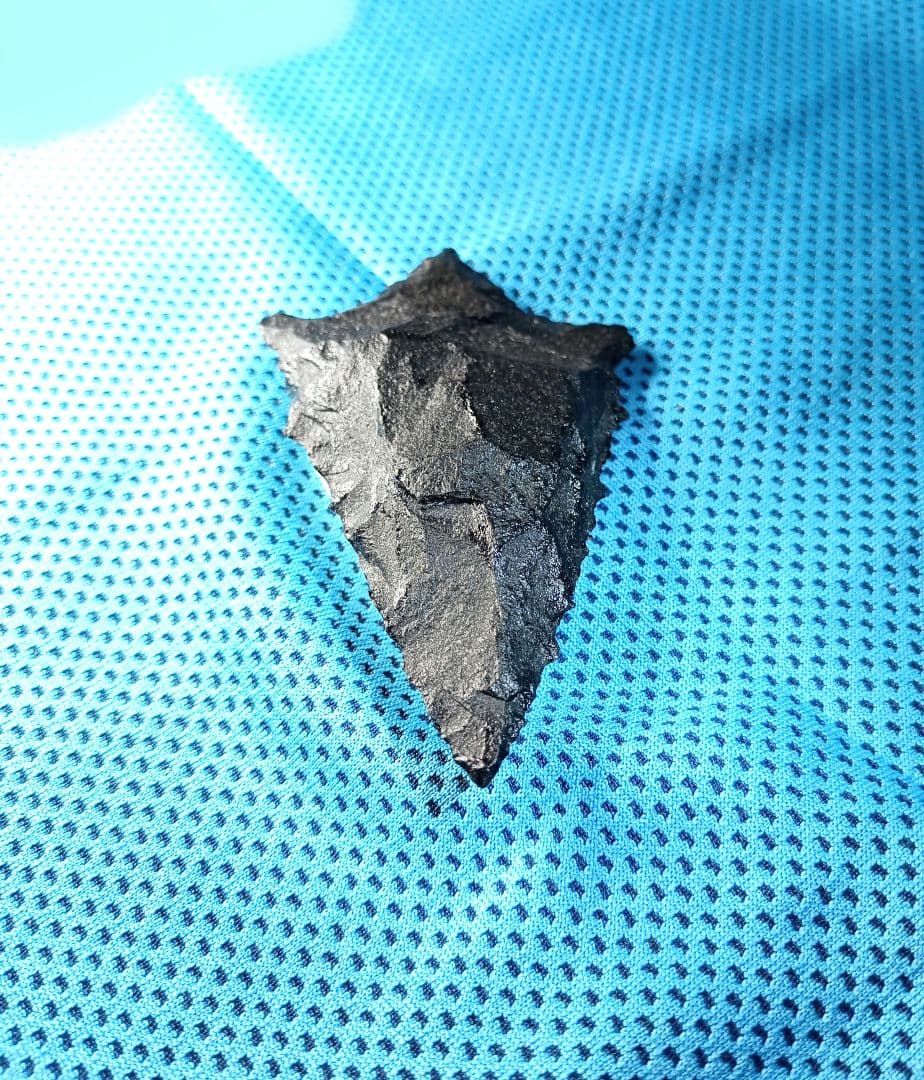 有舌尖頭器 原始時代  360 石器 模写 サヌカイト