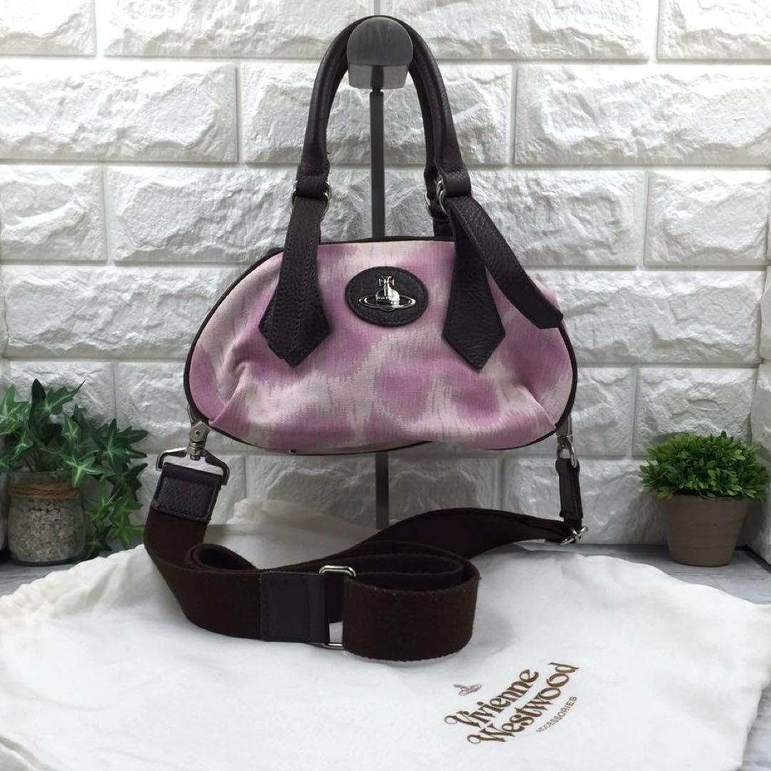 【美品】ヴィヴィアン　ミニボストンバック　ハンドバッグ ヤスミン　レオパード