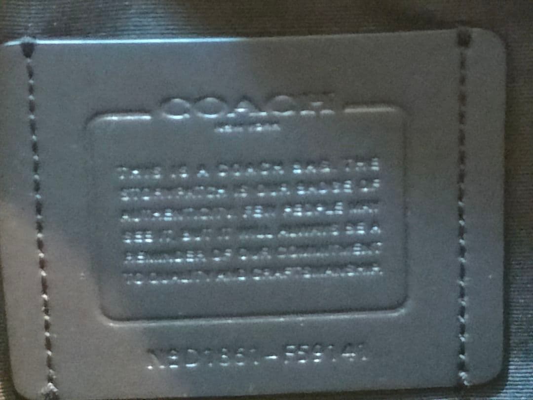 【美品】コーチ　メトロポリタン　F59141 ブラック　サフィアーノレザー