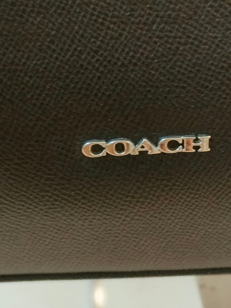 【美品】コーチ　メトロポリタン　F59141 ブラック　サフィアーノレザー