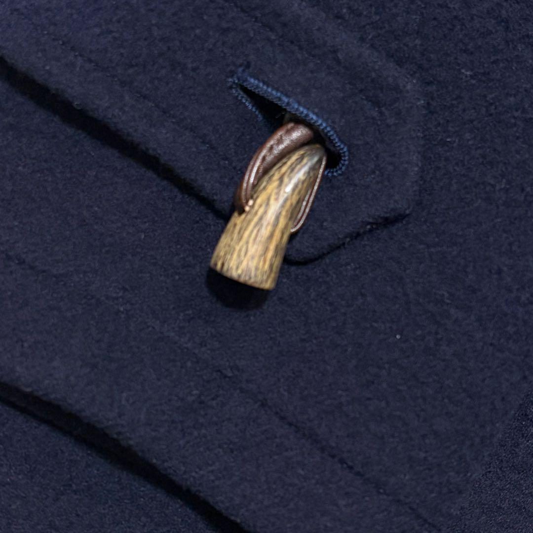 カシミヤ混✨BURBERRY バーバリー　ダッフルコート　ネイビーフリーサイズ