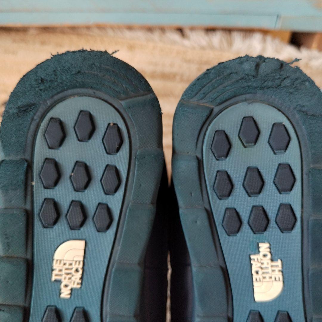 ノースフェイス ダウンブーツ 25㎝ 花柄ネイビー