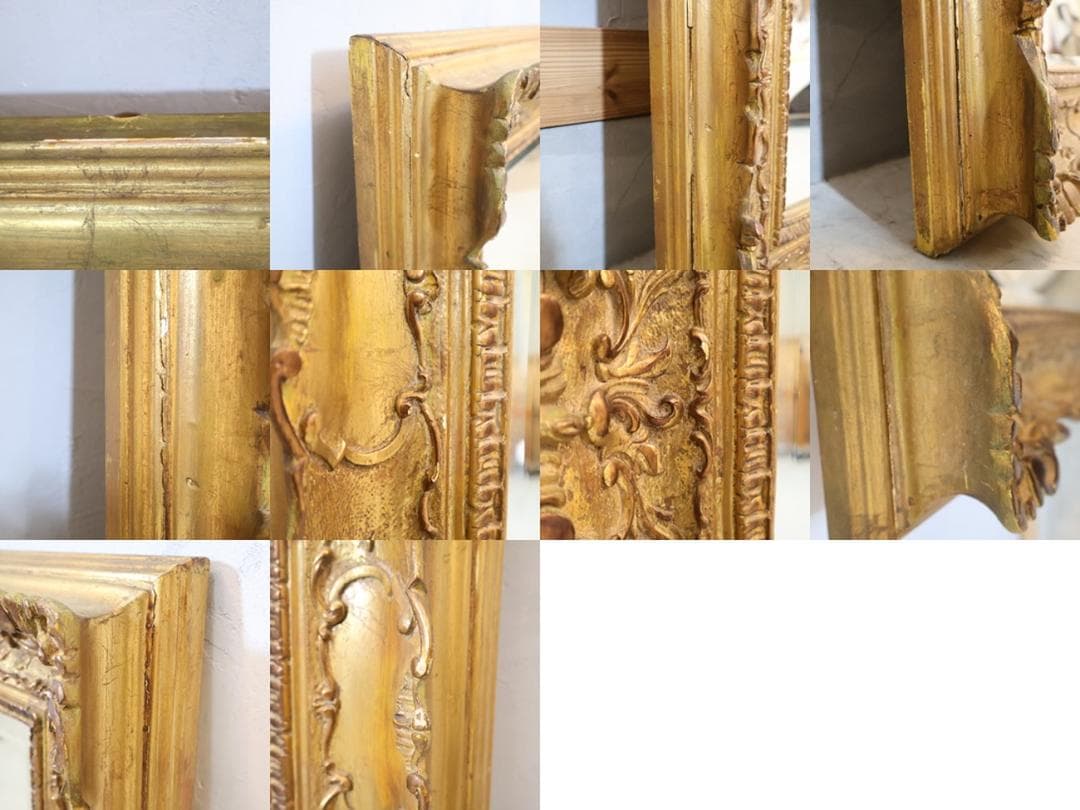 アンティーク調 ウォールミラー 壁掛け鏡 ヨーロピアンクラシック エレガント