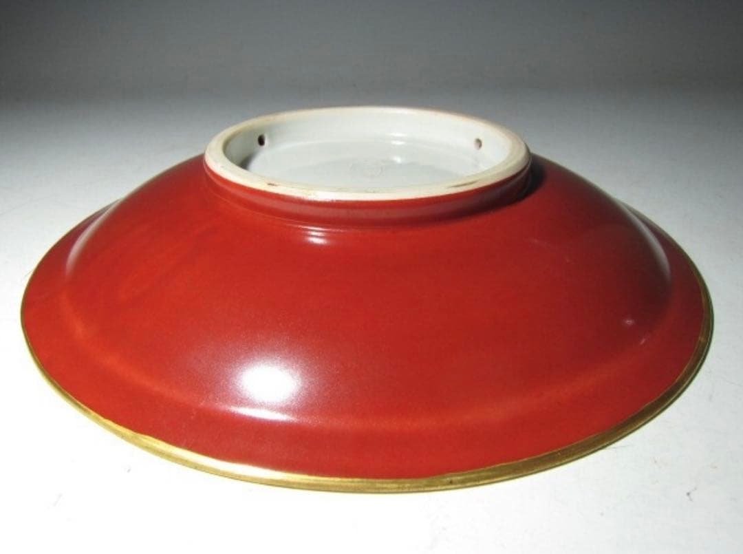 真葛香斎 皿 即中斎筆 珠の絵 久田流十二代 尋牛斎花押！7794