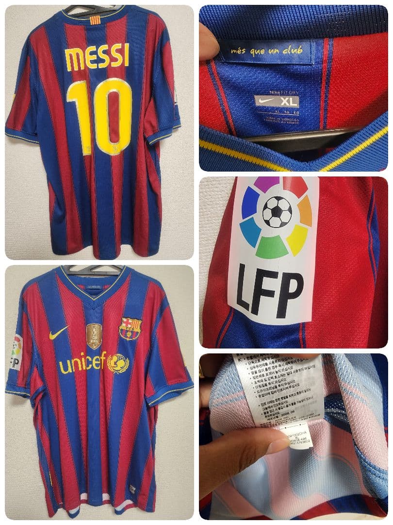 メッシ　ユニフォーム　バルセロナ　コレクション　XL　大量