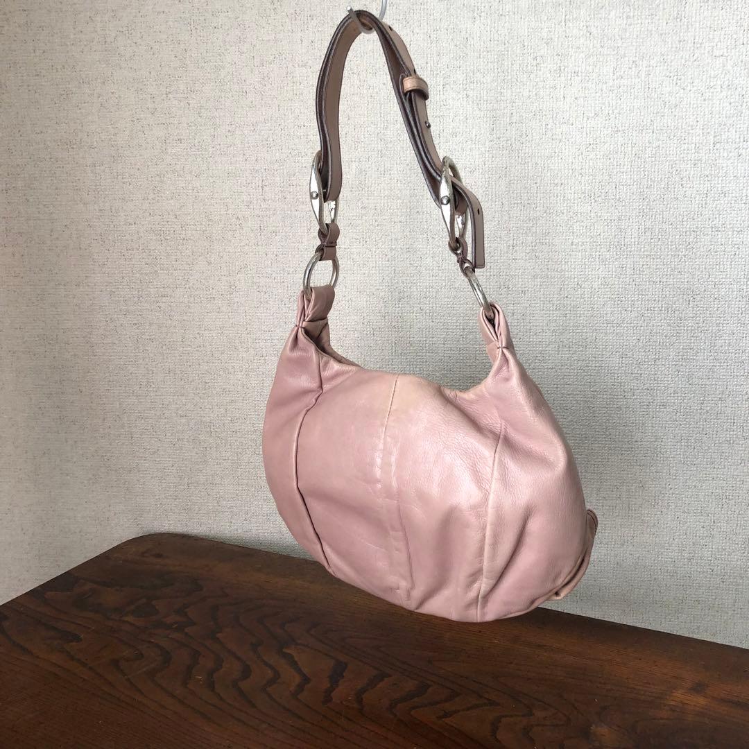 YVES SAINT LAURENT ナジャ レザー ショルダーバッグ