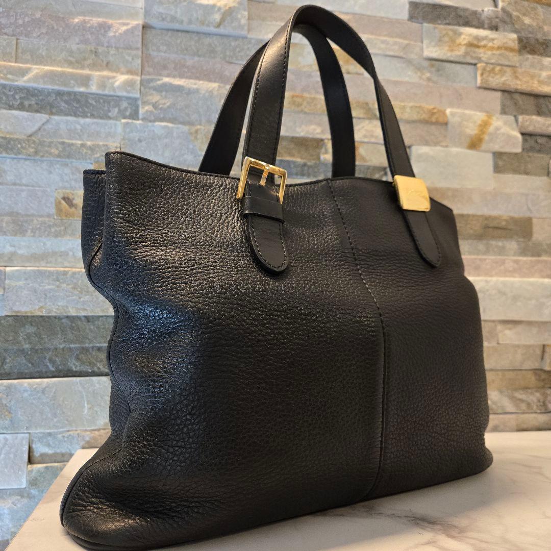 BURBERRY　バーバリー　ハンドバッグ　レザー　ブラック　ノバチェック