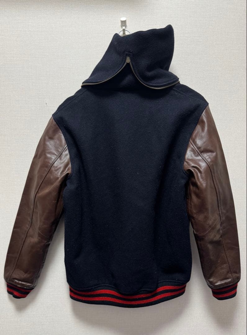 ジャケット・アウター Supreme HOODED VARSITY JKT 12AW