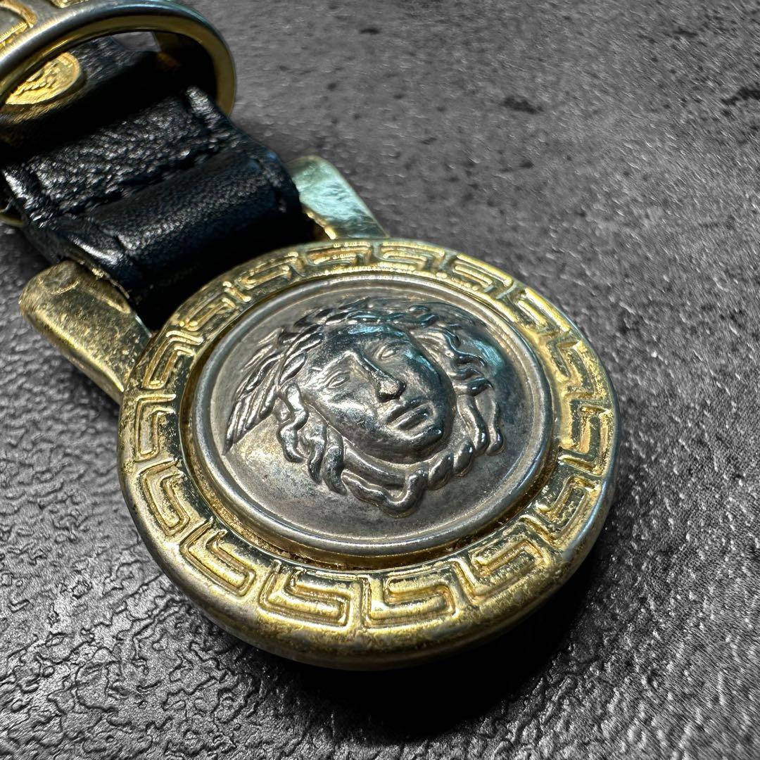 希少✨VERSACE Medusa Leather l Keychain