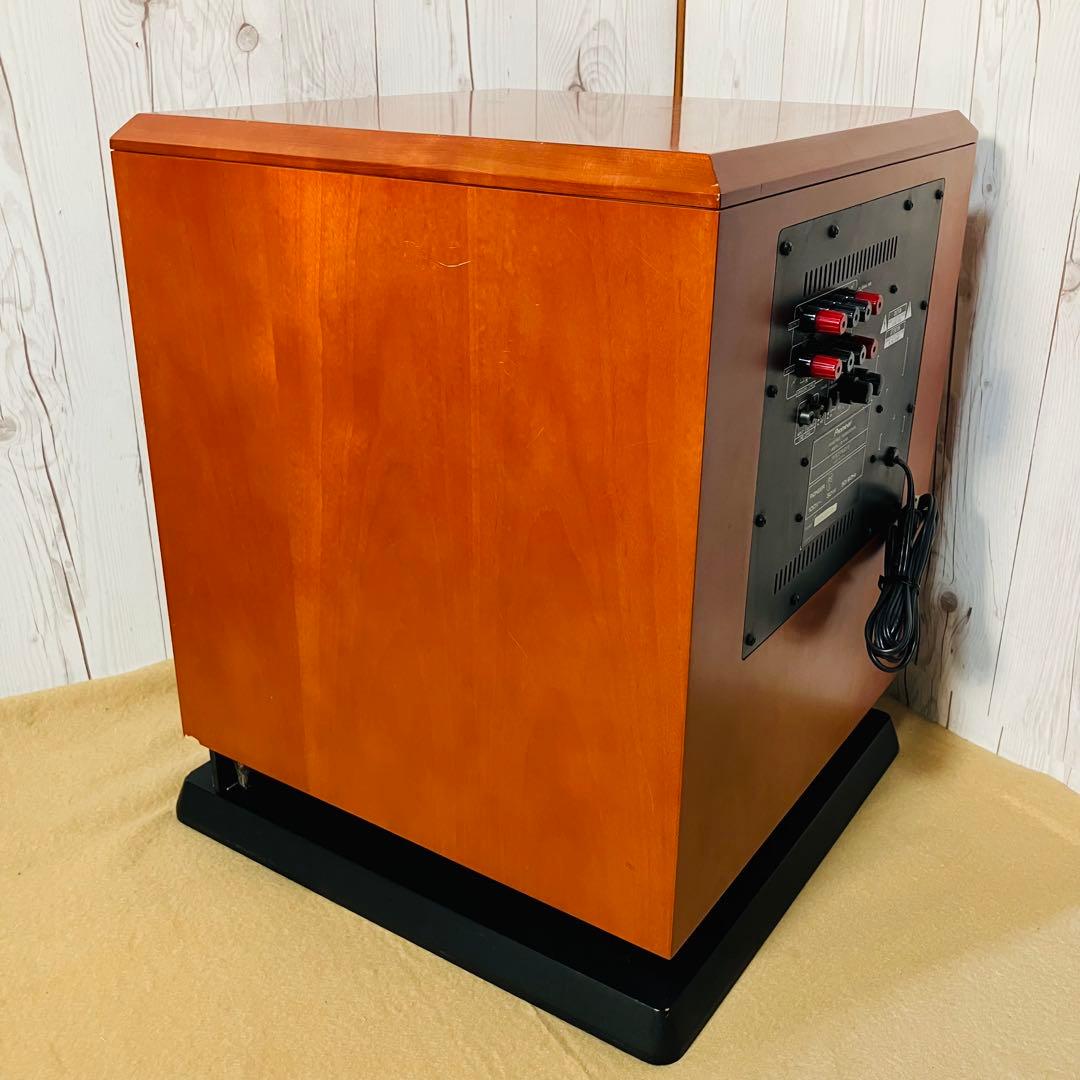 美品 希少 Pioneer パワードサブウーファー S-W8 チェリー