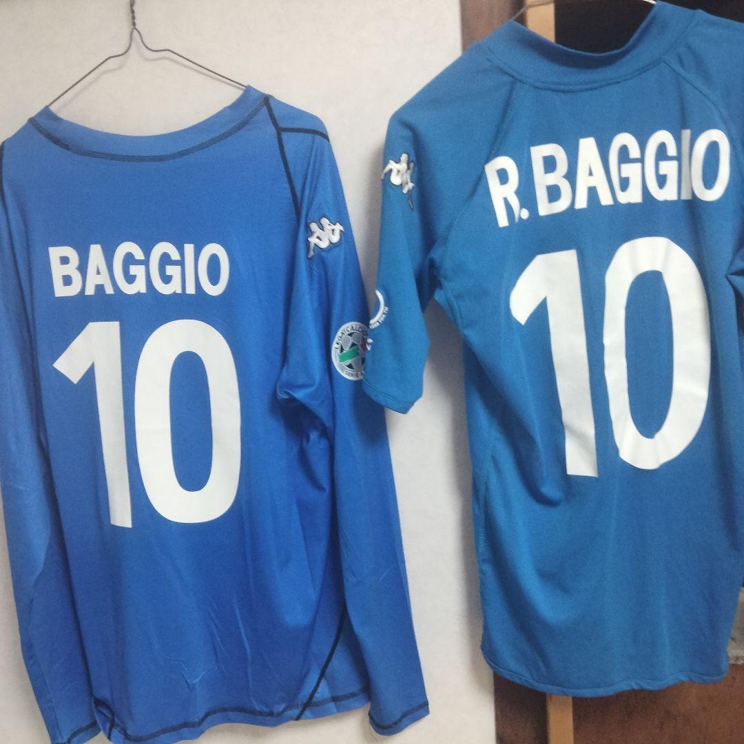 ブレシア10番 とイタリア代表ロベルト・バッジョ 長袖 ユニフォーム