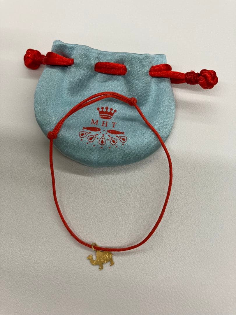 マリーエレーヌドゥタイヤック　コードブレスレット　チャーム　ラクダ