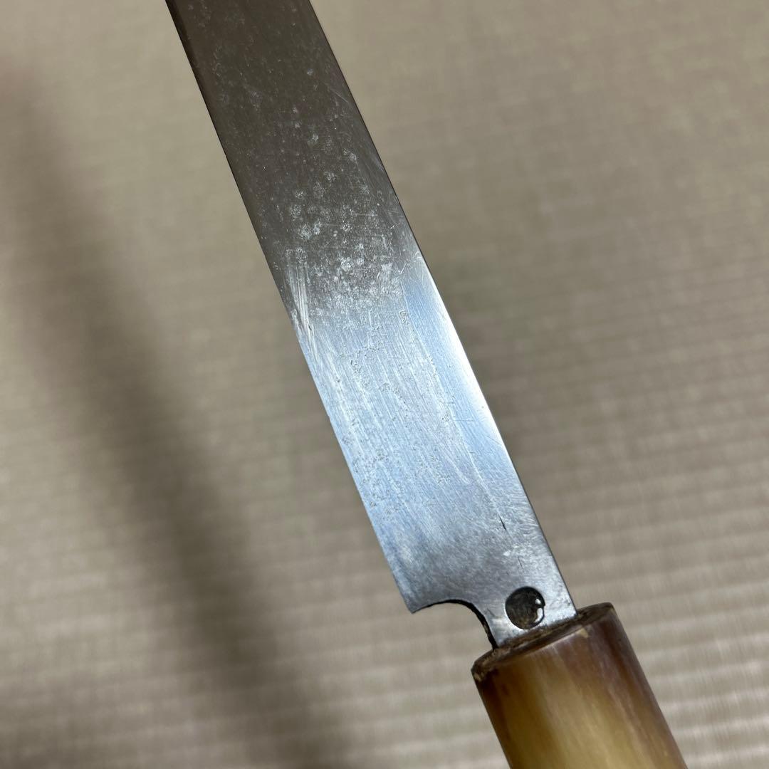 たこ引き　柳刃　包丁　和包丁　正本　白鋼　霞　蛸引　刺身包丁　白水牛柄