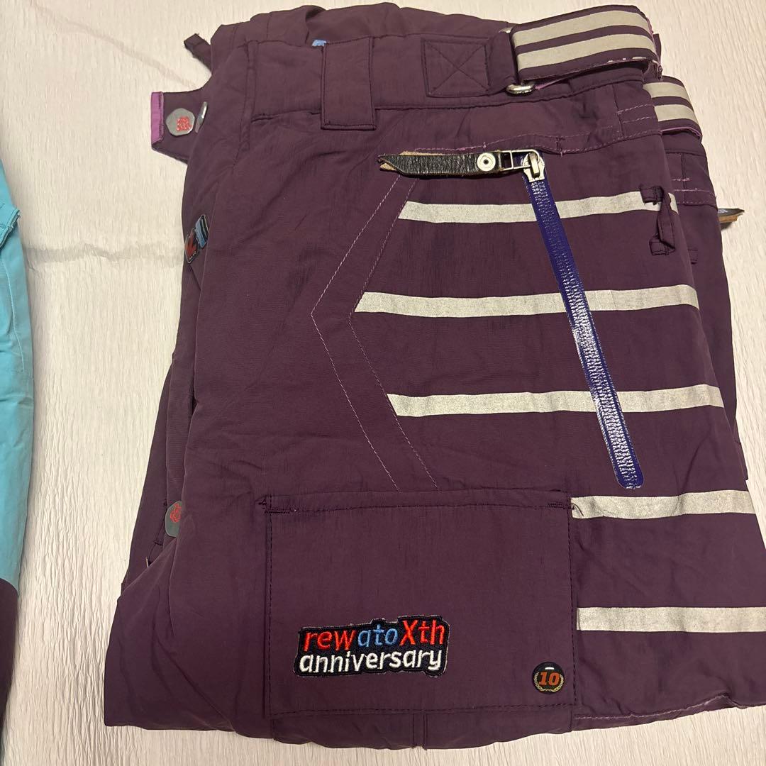 REWのスノーボードウェアセット