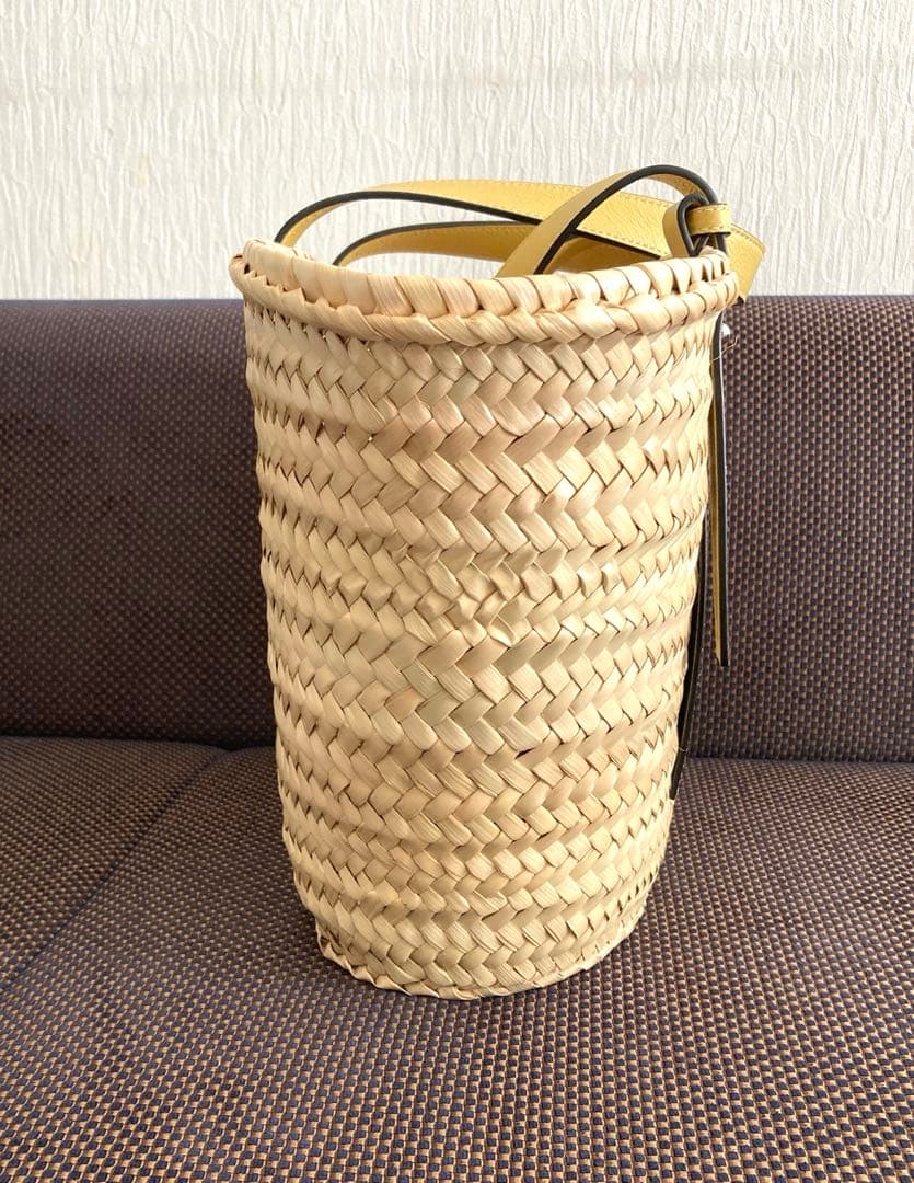 ロエベ　バスケットバッグM ダークイエロー