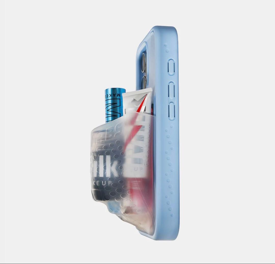 NINJA ライトブルー iPhoneケース カード収納