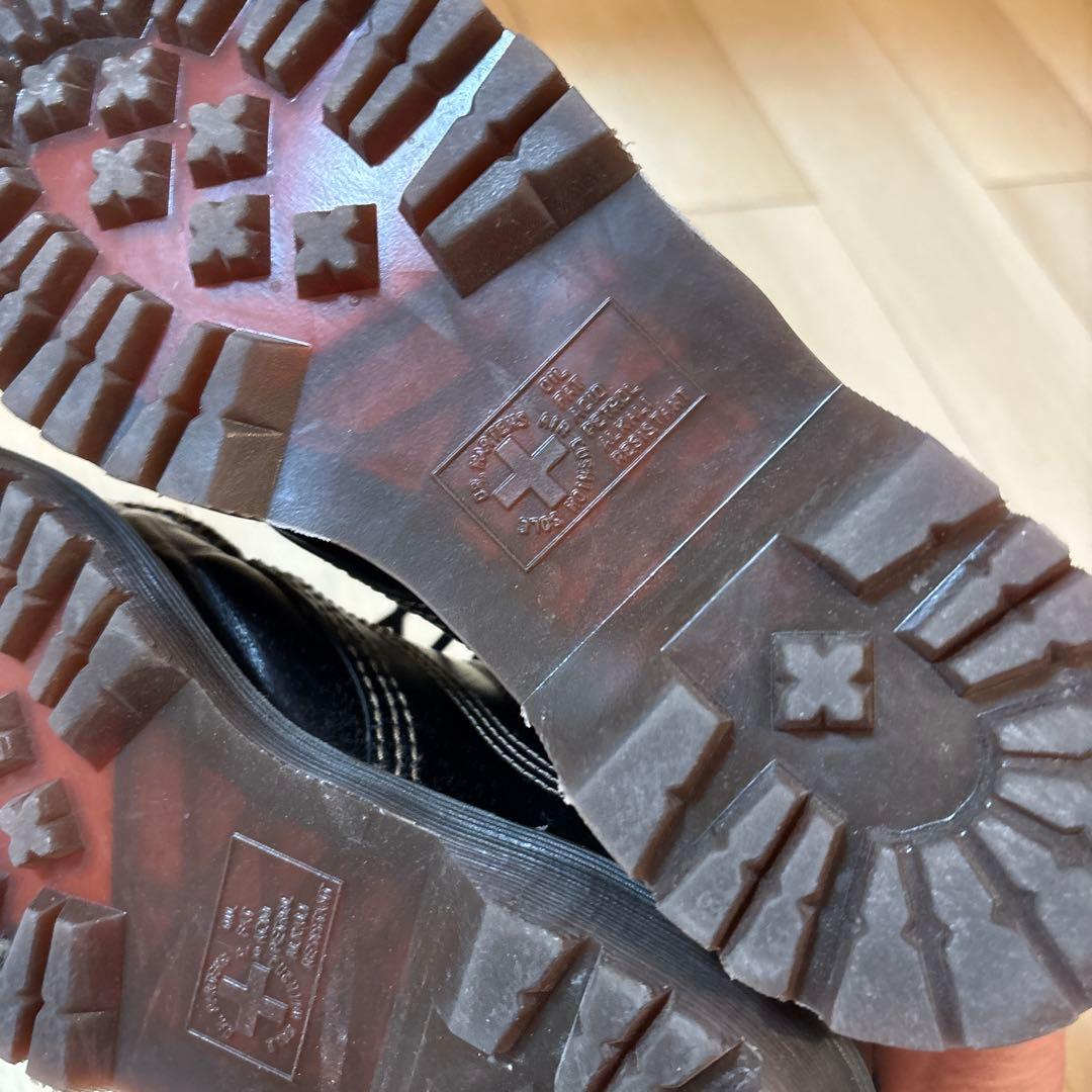 Dr. Martens 黒 モカシン 革靴