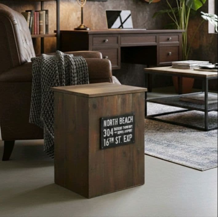 【45L】木製ダストボックス(L)