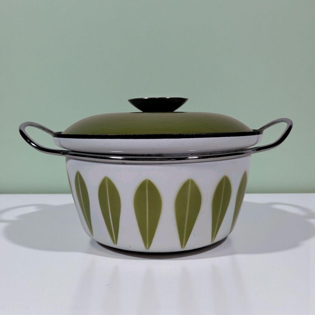 キャサリンホルム ロータス 両手鍋 20cm ガス/IH対応 ヴィンテージお洒落