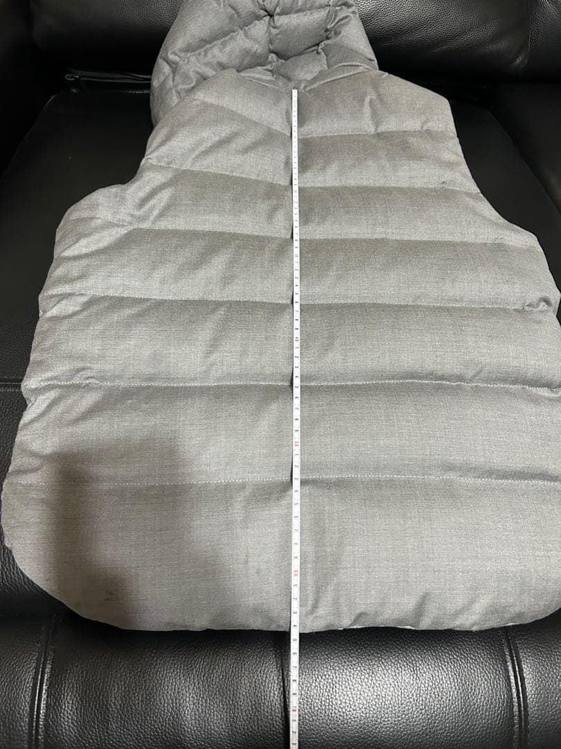 タトラス　ダウンベスト　LEONARDO 高級ライン　グレー