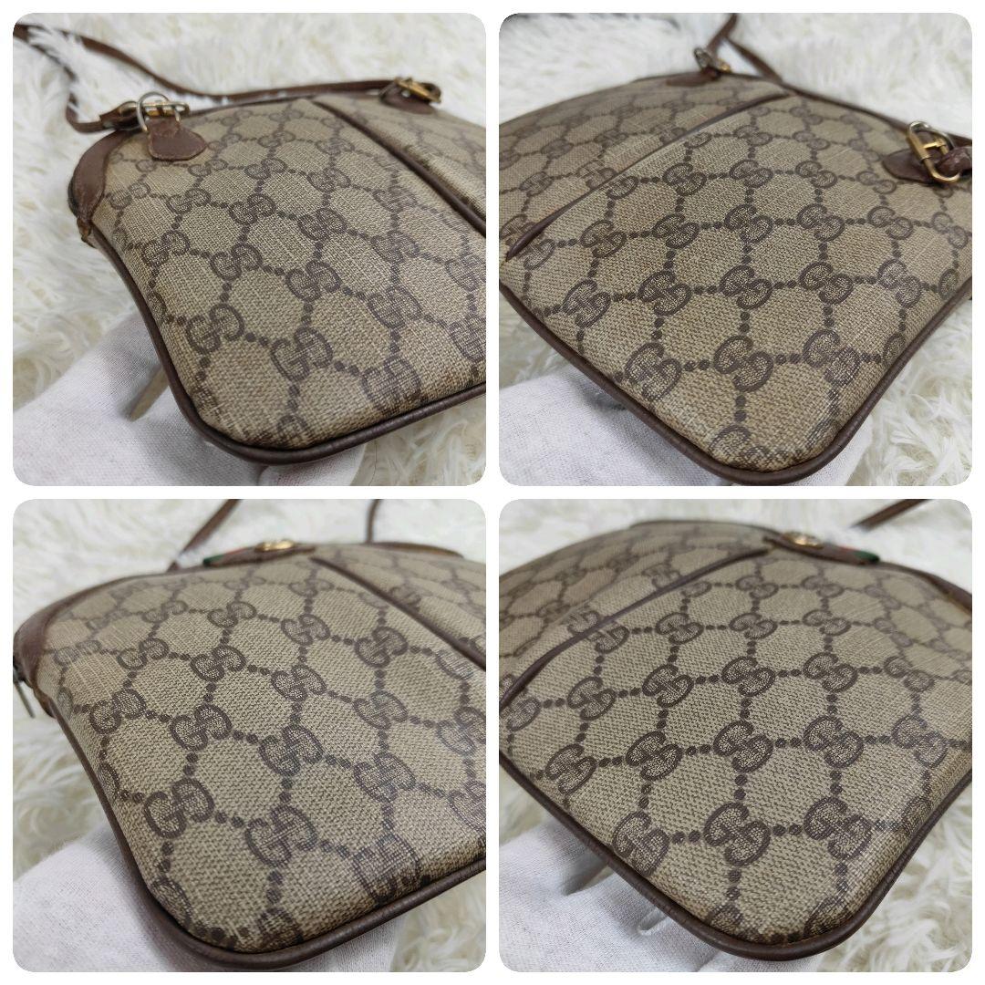 本日限定価格　グッチ　ショルダーバッグ　GGスプリーム　シェリーライン　PVC