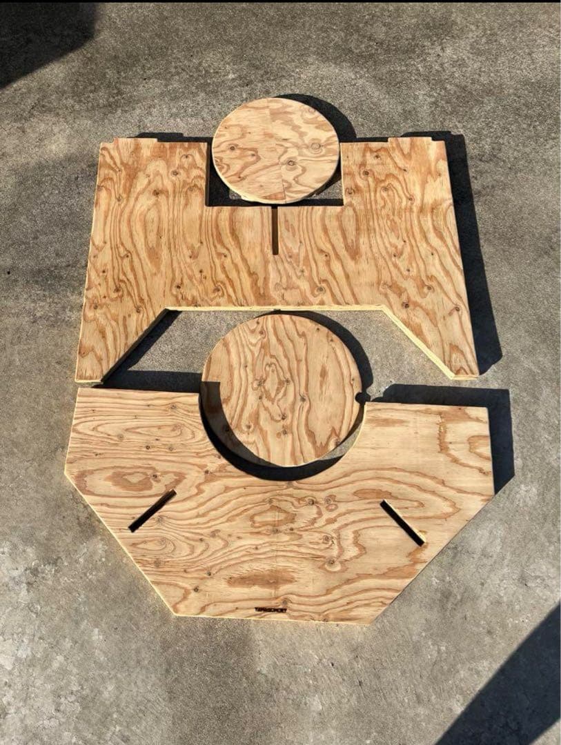 YAMAGOMORY 八卓　2セット　High 七輪テーブル　折り畳み