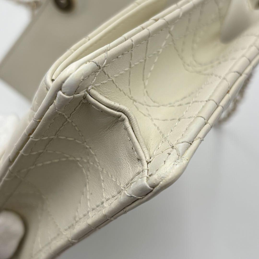 美品✨Dior カナージュ デイリー チェーンウォレット ポーチ