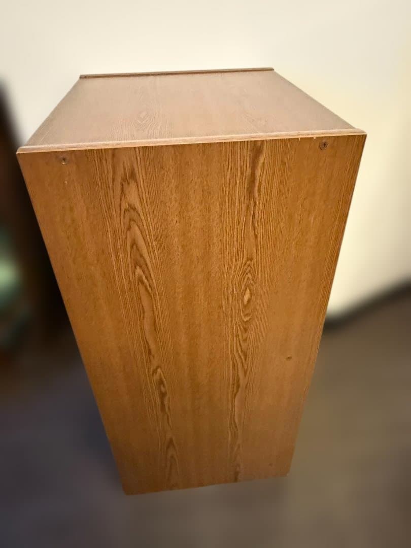 レコードラック 木製 ガラス扉 キャビネット LP収納 ヴィンテージ 収納棚