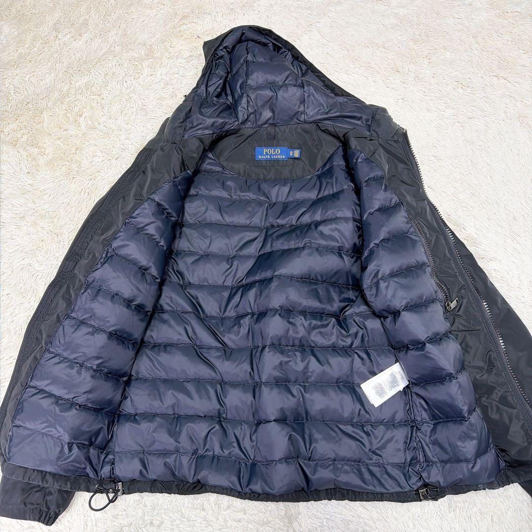 【近年モデル】ポロラルフローレン　ダウン　ナイロン　ジャケット　ブラック　XS