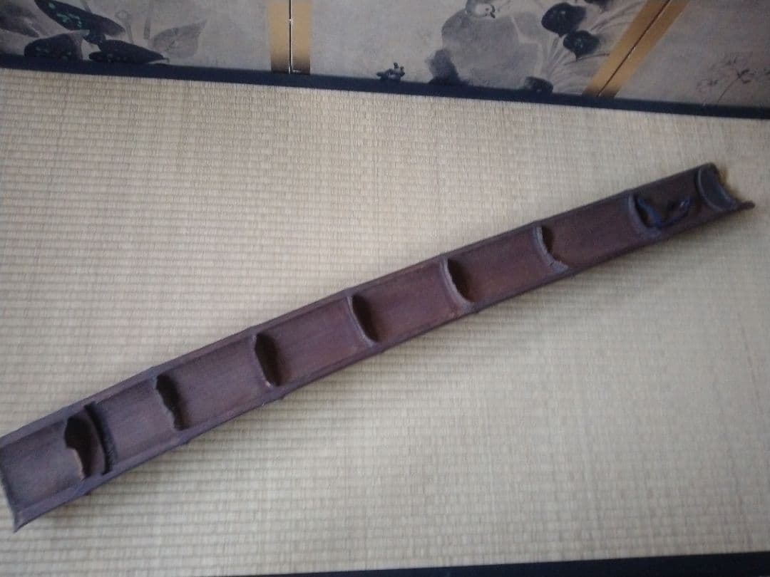 大田南畝　福禄寿題字竹額　蜀山人　狂歌師　べらぼう　骨董　茶道具　煎茶　文人掛け