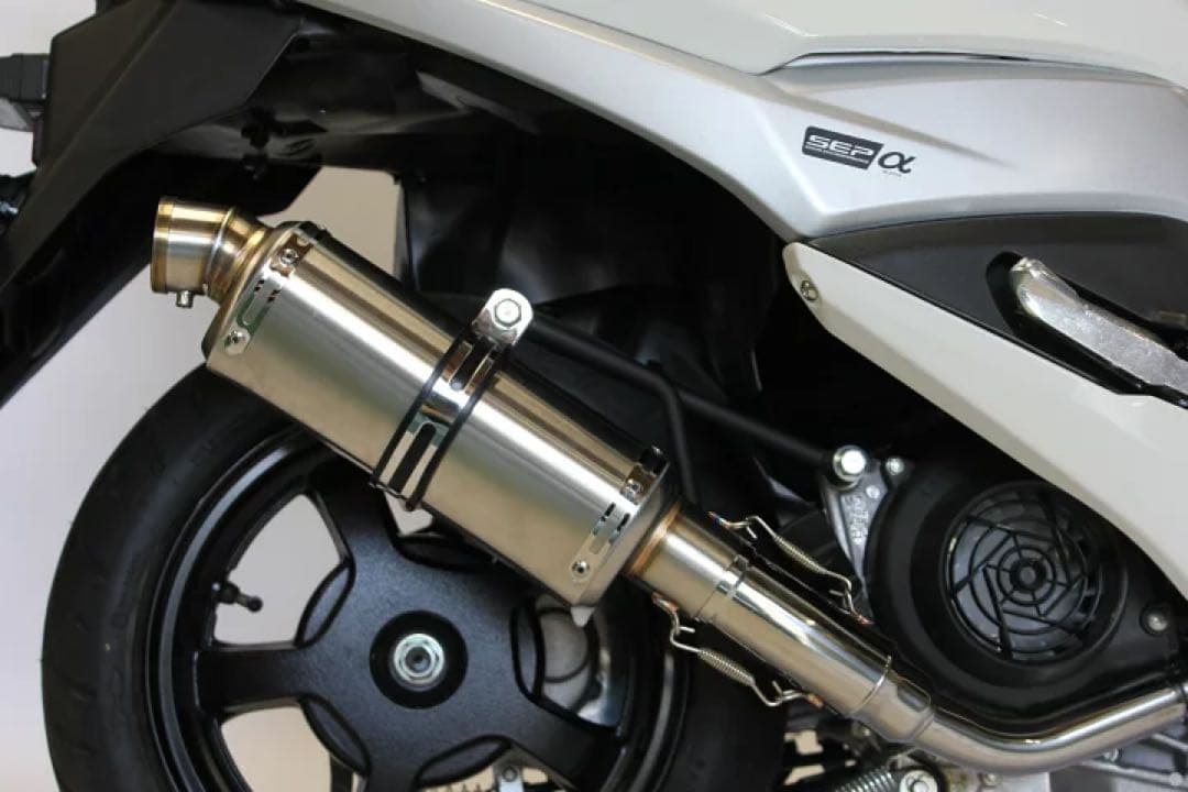 専用HMS バーグマンストリート125EX デルタ バイクマフラー