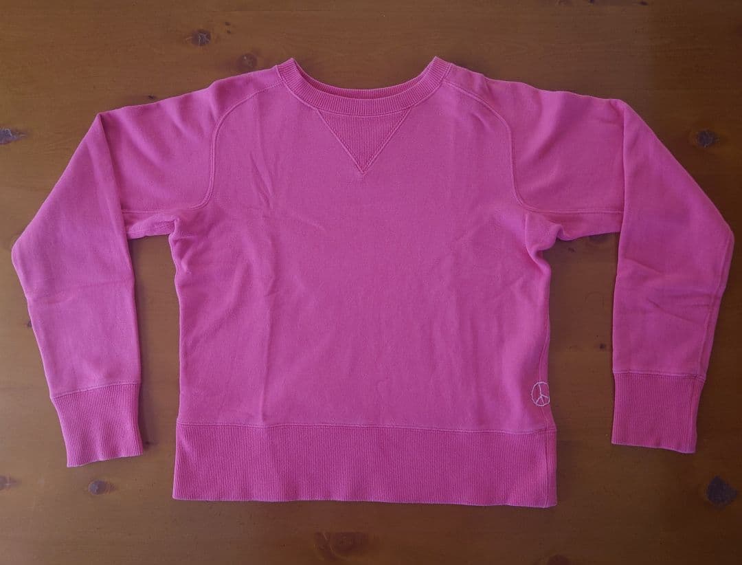 完売品 RHC ピンク クルーネックトレーナー 刺繍 スウェット ロンハーマン