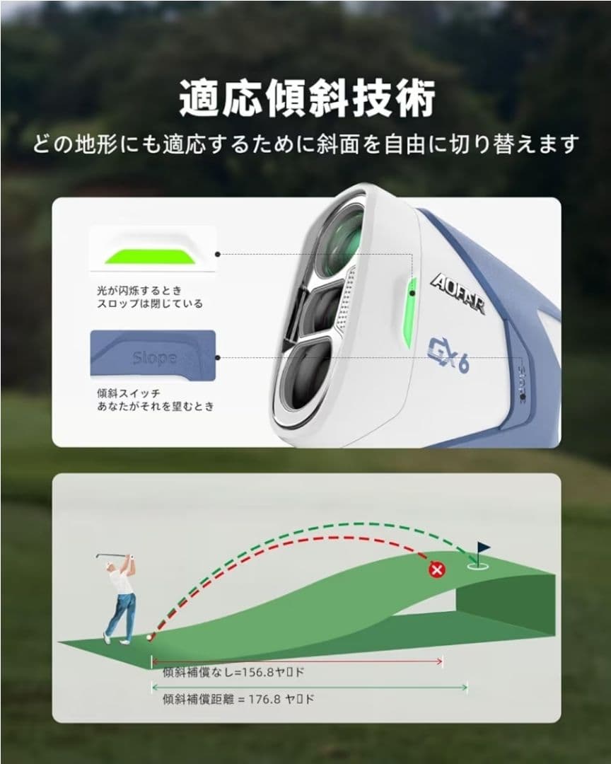 AOFAR GX6 レーザー距離計
