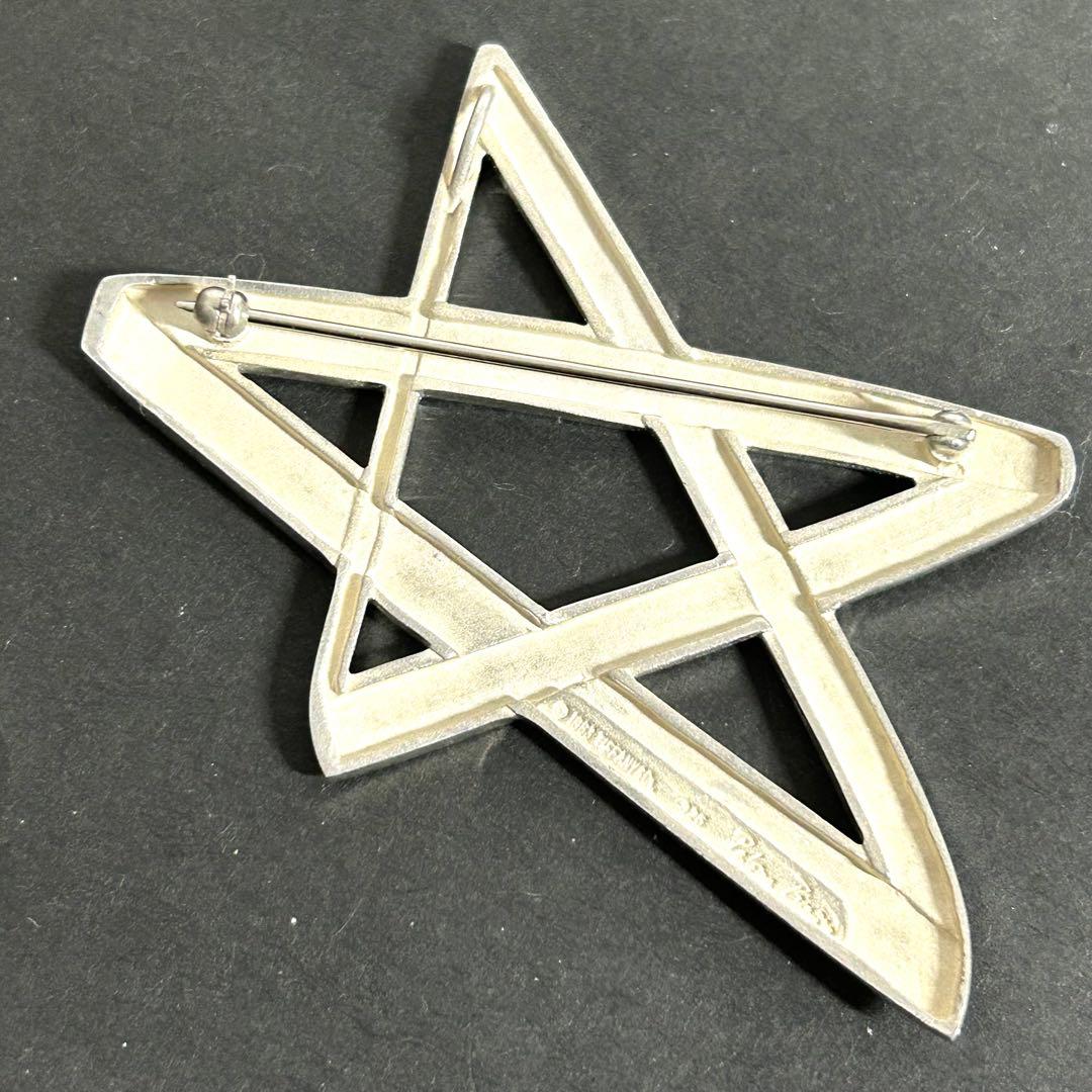 ティファニー ブローチ スターモチーフ 星 シルバー925 ヴィンテージ バッジ