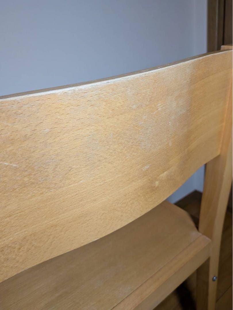 ■送料込■無印 ダイニングチェア ブナ材 木製イス 椅子 廃盤品 2脚セット