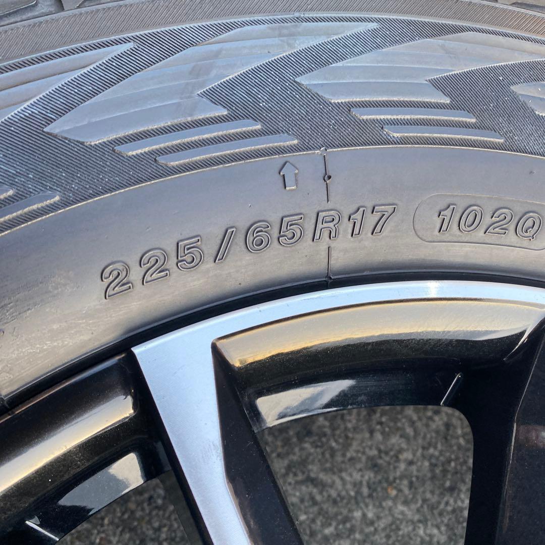 ◇中古溝有りヨコハマ225/65R17スタッドレスセット　CX-5、RAV4