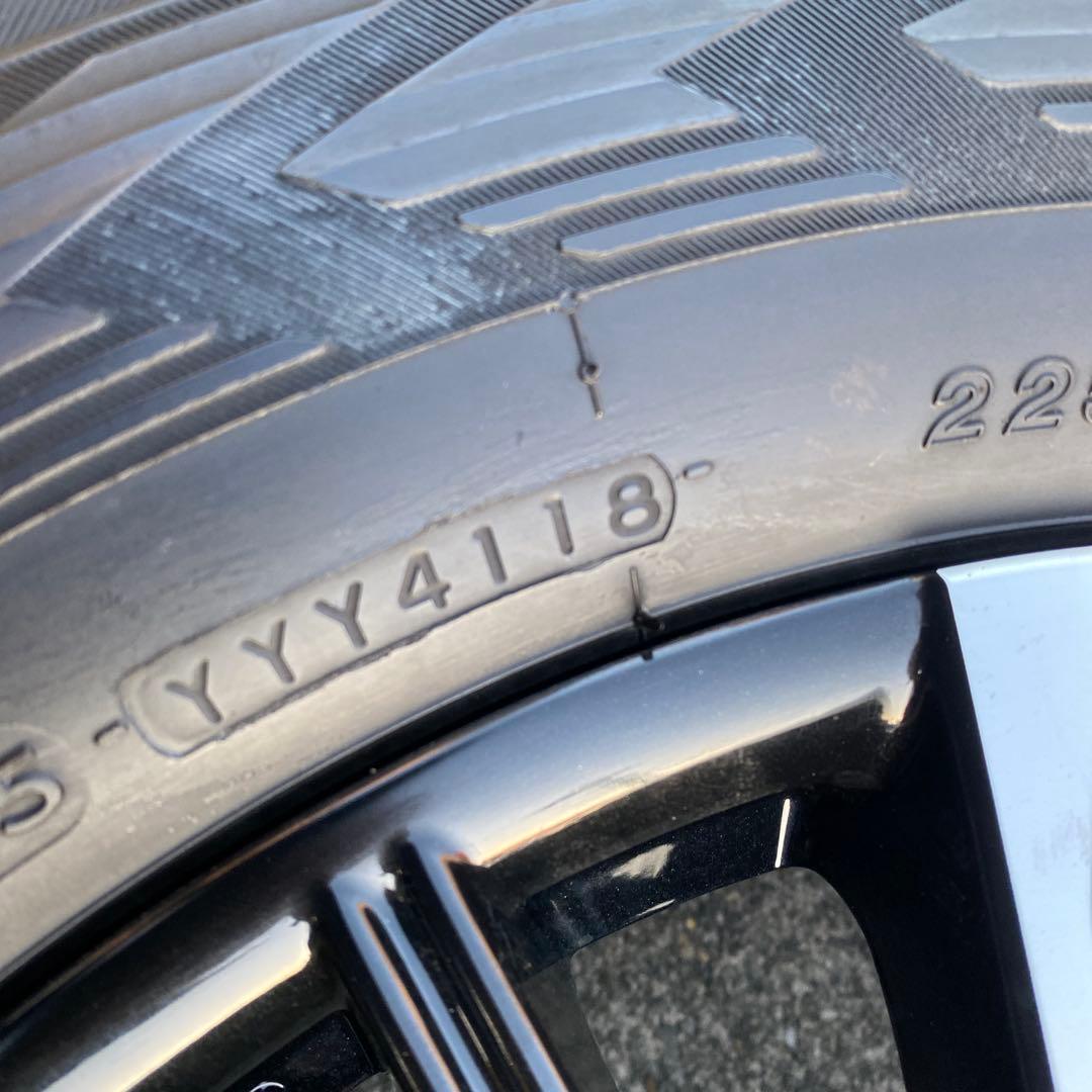 ◇中古溝有りヨコハマ225/65R17スタッドレスセット　CX-5、RAV4