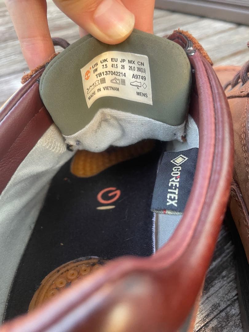 ティンバーランド モックトゥ