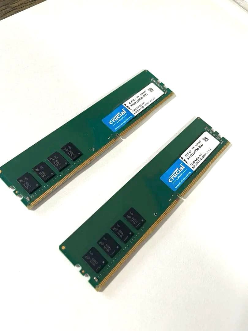 Crucial DDR4 16GB (2x8GB) メモリ
