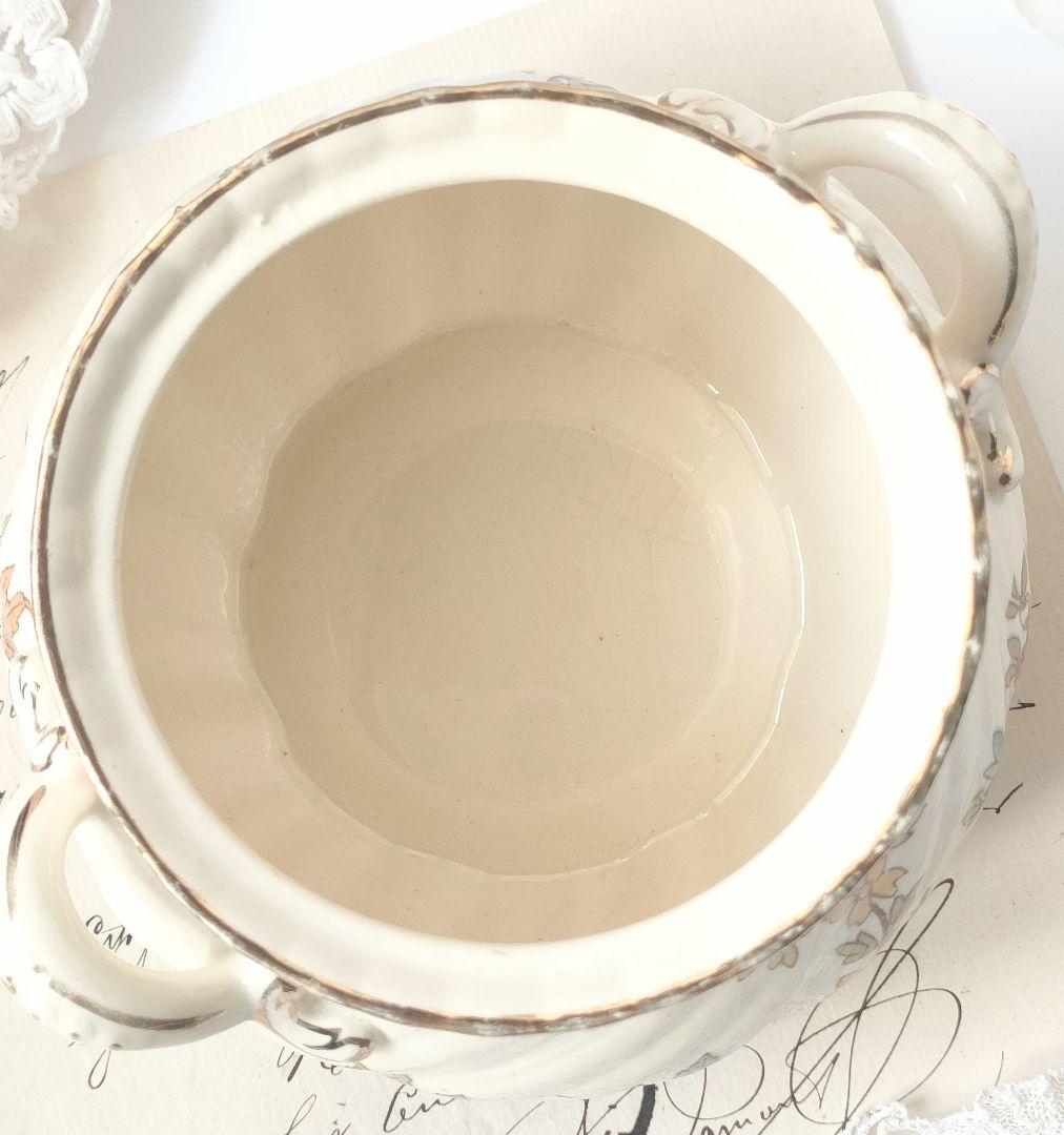 希少　美品　サルグミンヌ　ルイ15世　シュガーポット　フランスアンティーク