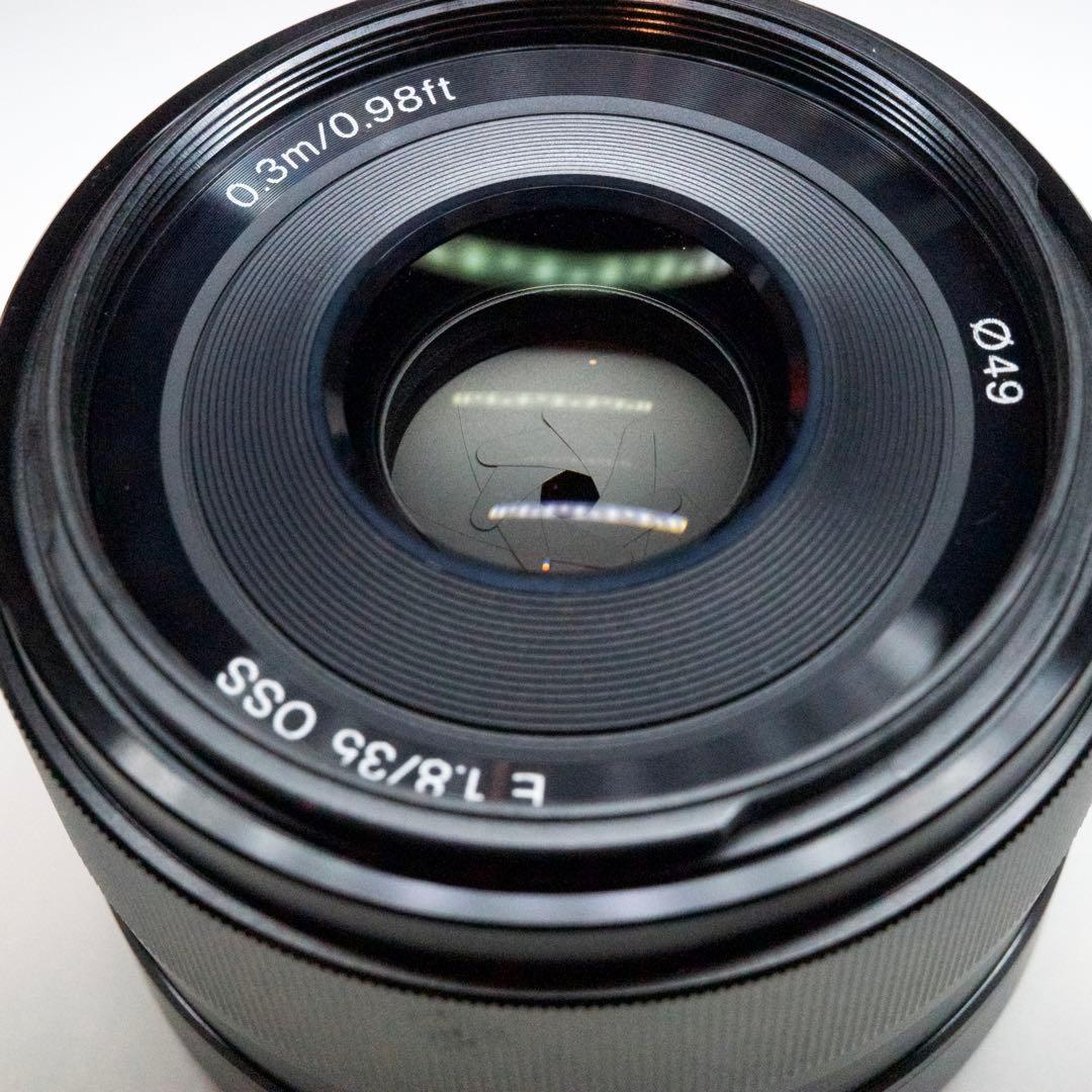 SONY 単焦点E 35mm F1.8 OSS APS-C専用 プロテクター付き